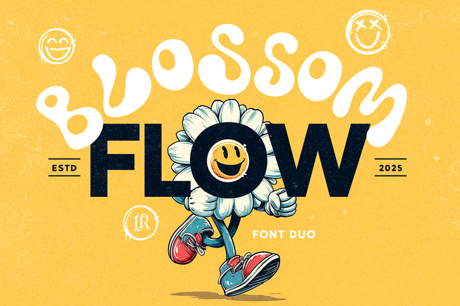 Blossom Flow - Font Duo