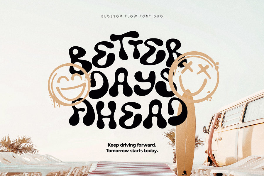 Blossom Flow - Font Duo