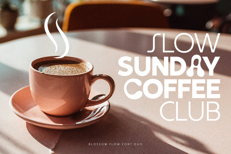 Blossom Flow - Font Duo