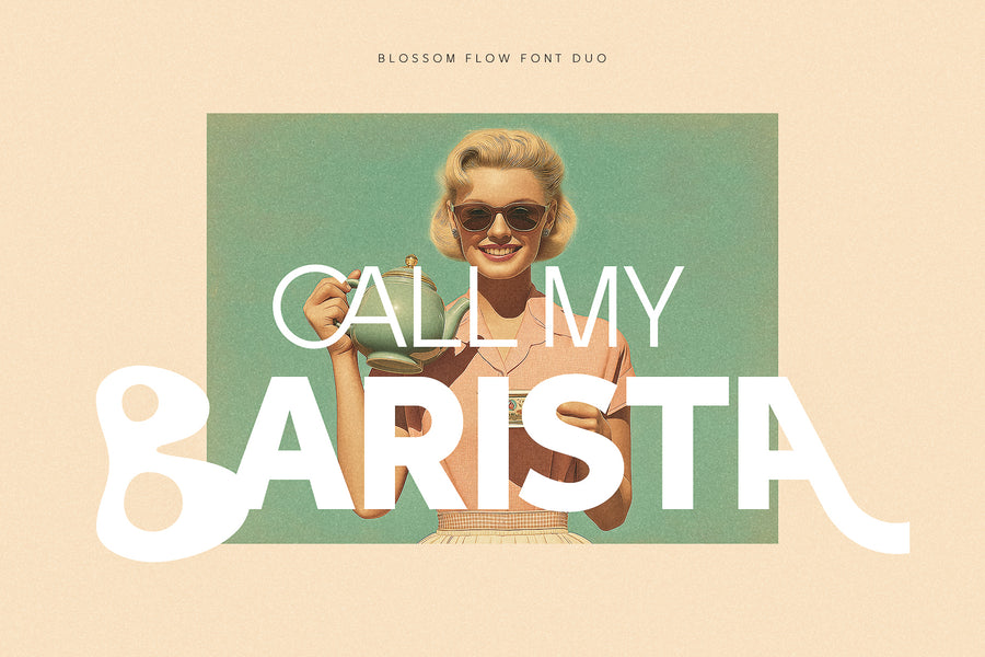 Blossom Flow - Font Duo