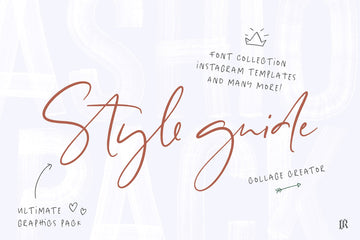 Style guide Font Collection