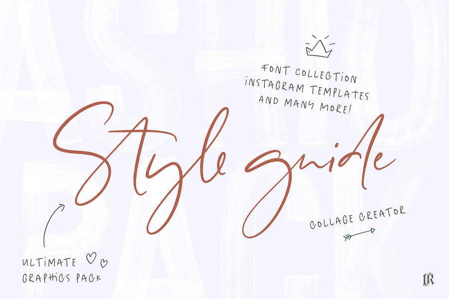 Style guide Font Collection