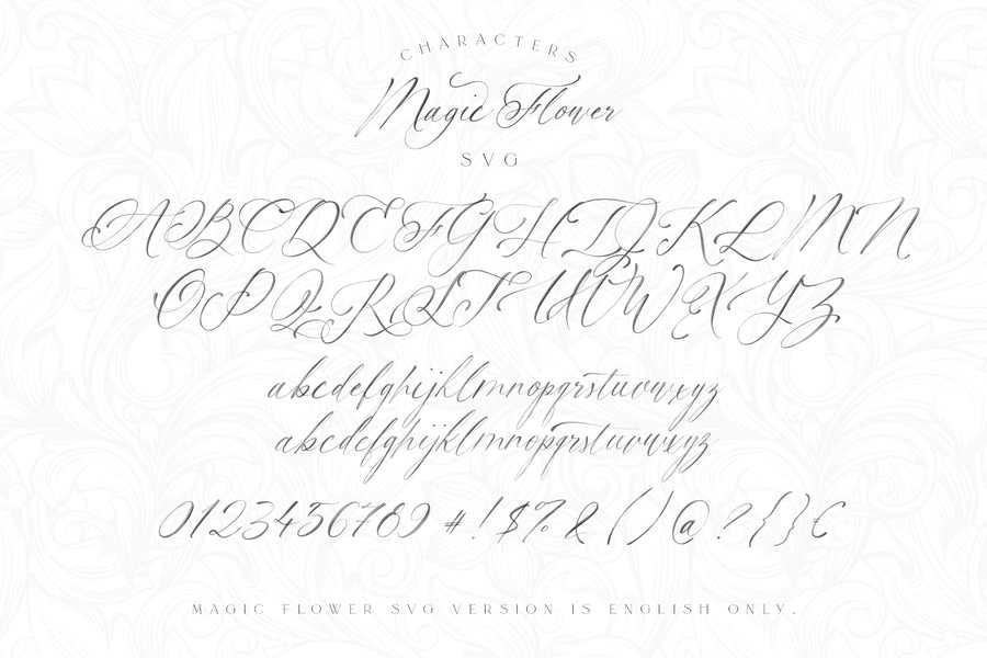 Magic Flower SVG Font