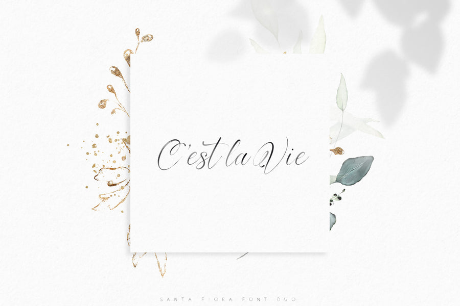 Santa Fiora SVG Font Duo