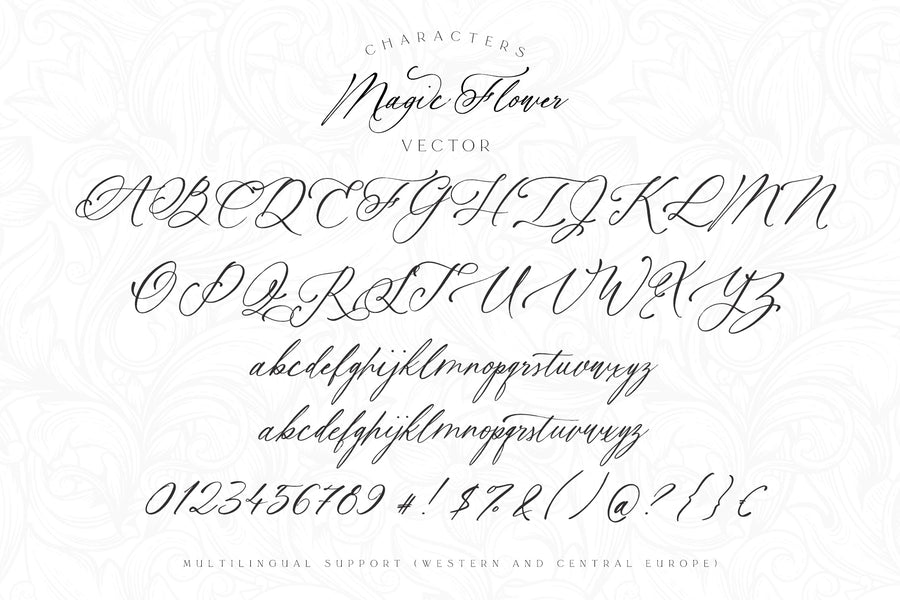 Magic Flower SVG Font