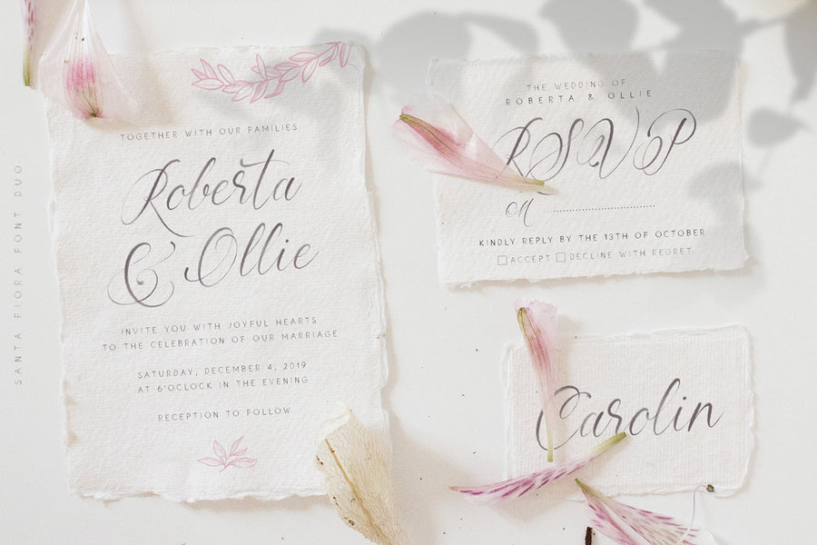 Santa Fiora SVG Font Duo