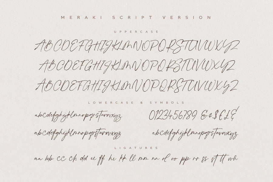 Meraki Font Duo + Logos