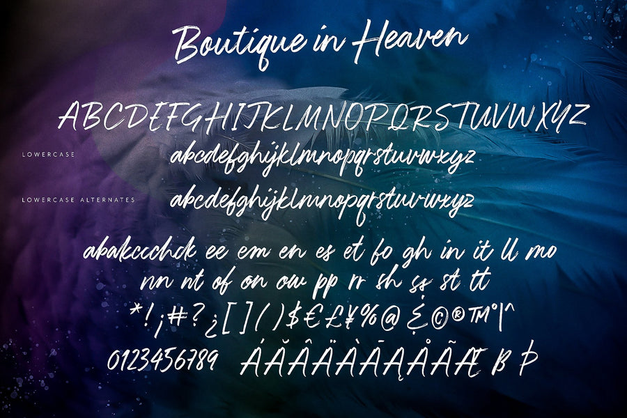 Boutique in Heaven Font DEMO