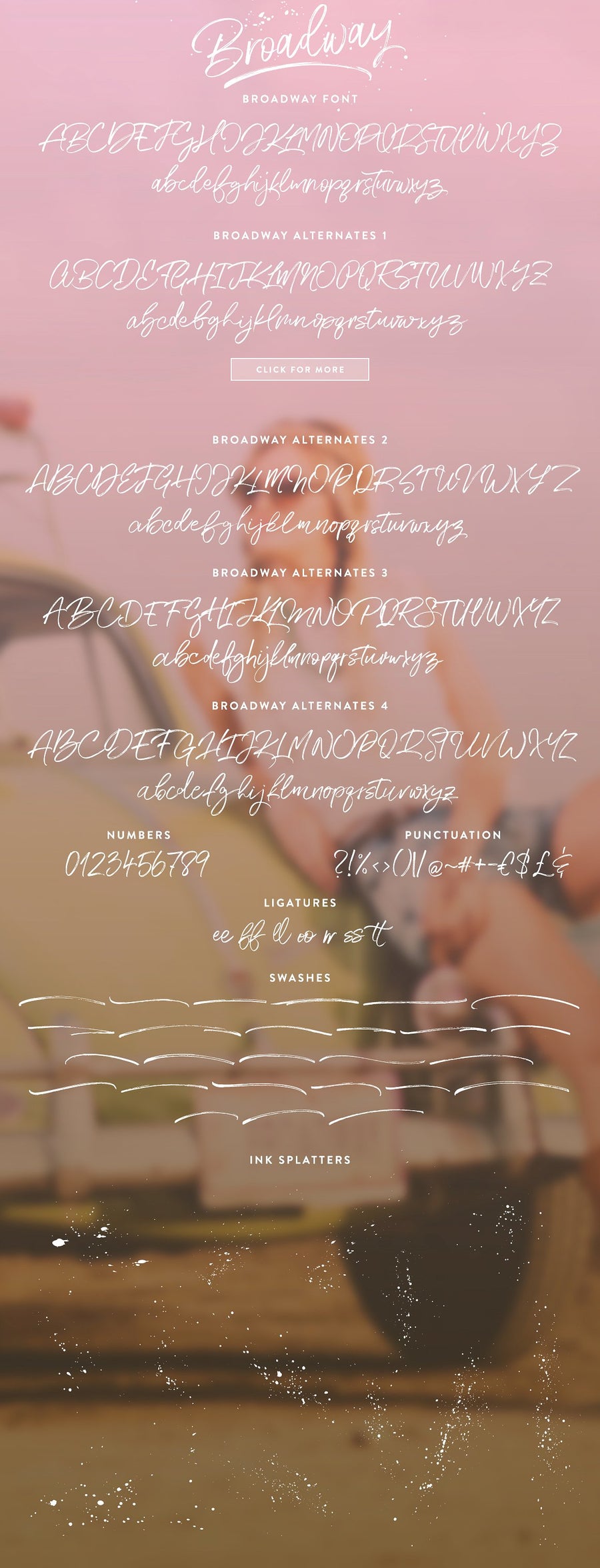 Broadway Script Font