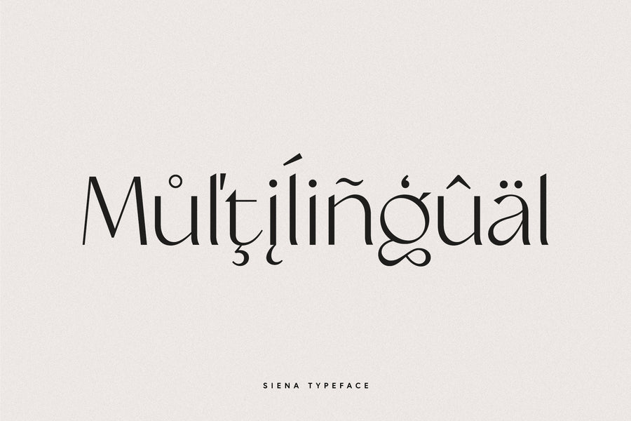 Siena Typeface
