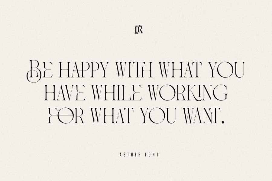 Asther - Fashion Font