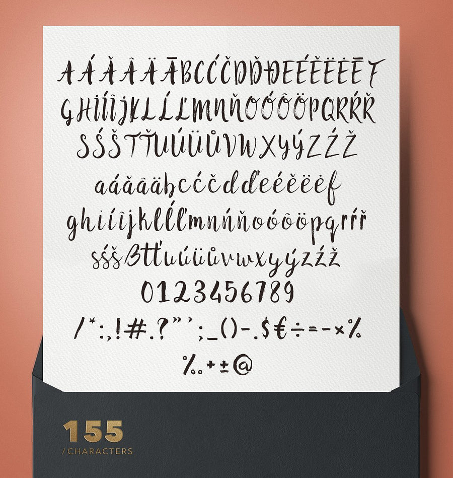 Malina Brush Font
