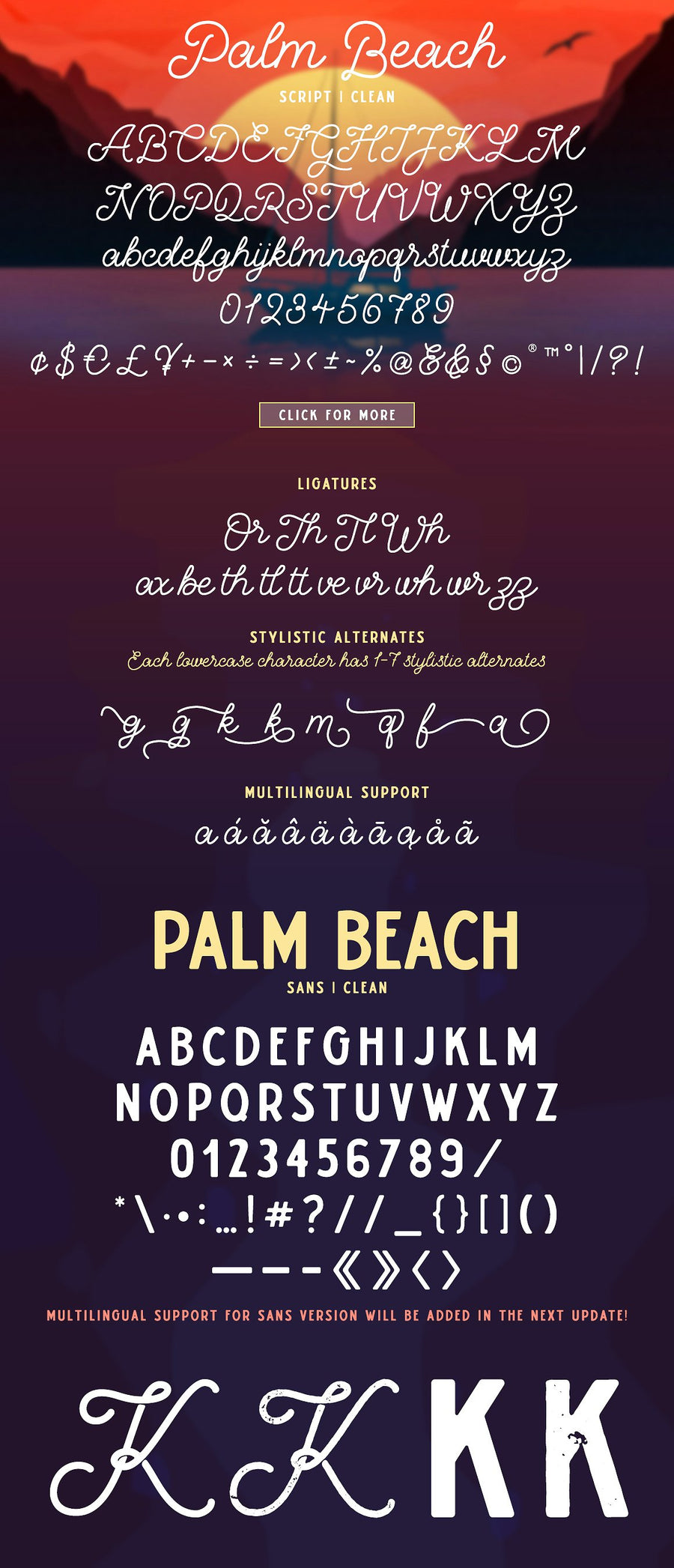 Palm Beach Font Duo