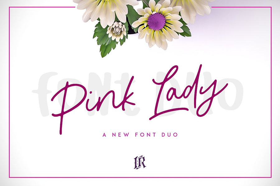 Pink Lady Font Duo