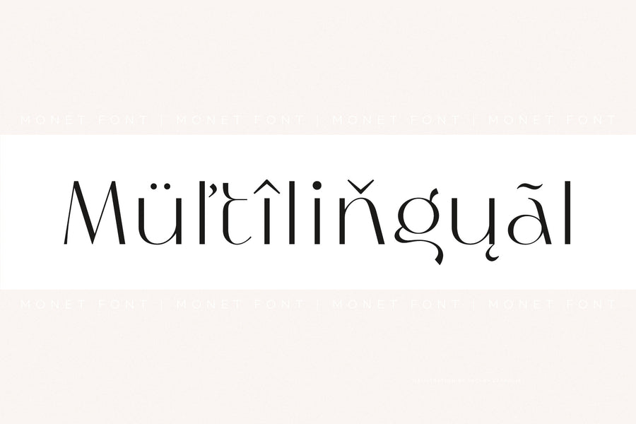 Monet - Vintage Font