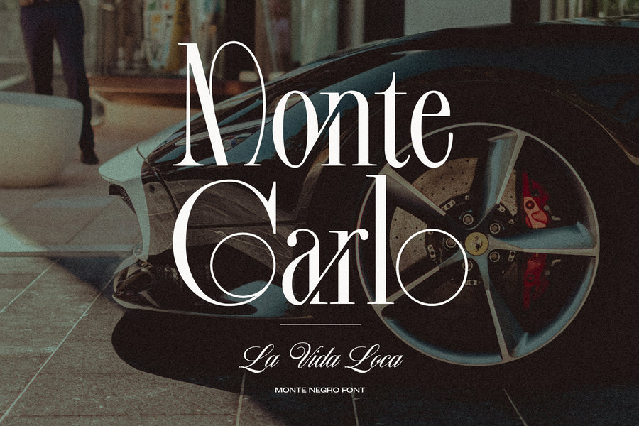 Monte Negro | Display Serif