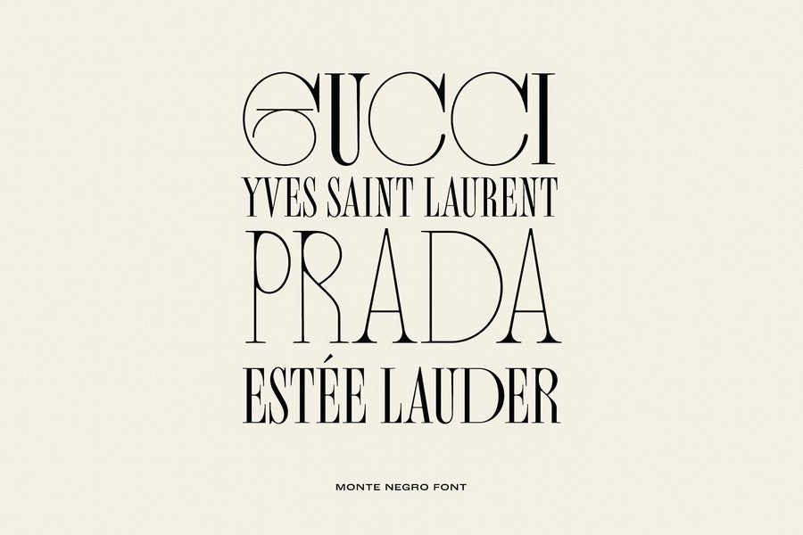 Monte Negro | Display Serif