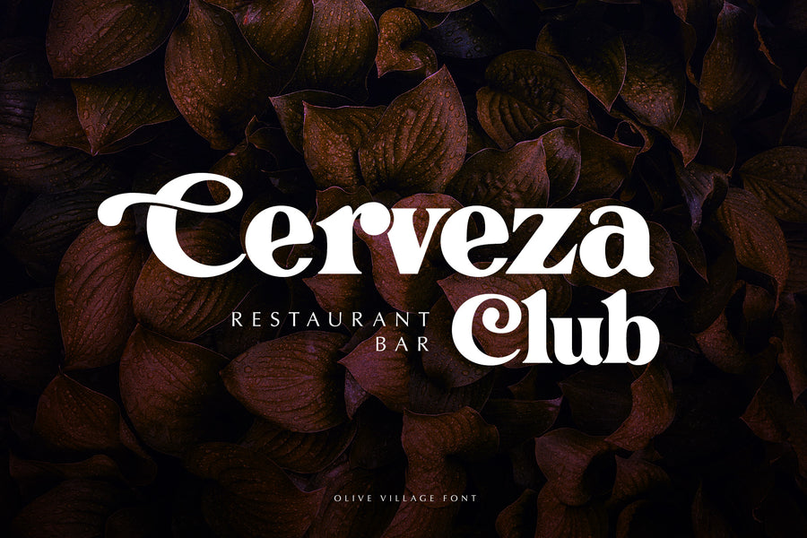 Olive Village - Vintage Font