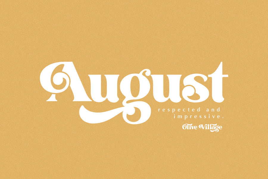 Olive Village - Vintage Font