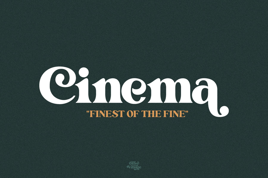 Olive Village - Vintage Font