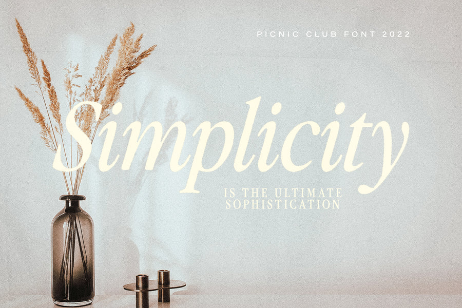 The Picnic Club - Nostalgic Serif