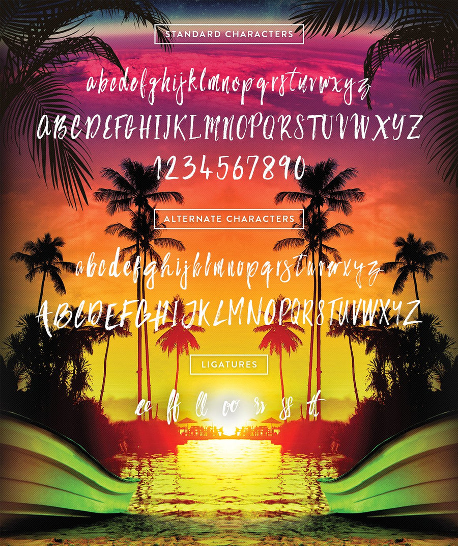 Bahamas Brush Font DEMO
